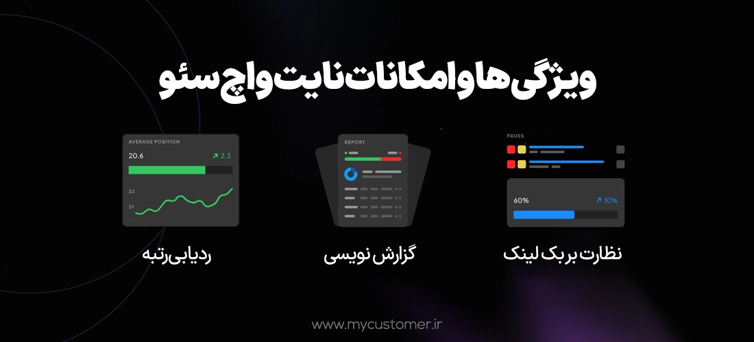 ویژگی ها و امکانات نایت واچ سئو